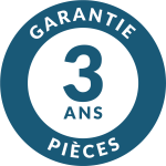 pièces garantie 3 ans