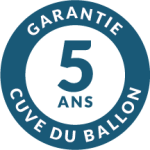 cuve du ballon garantie 5 ans